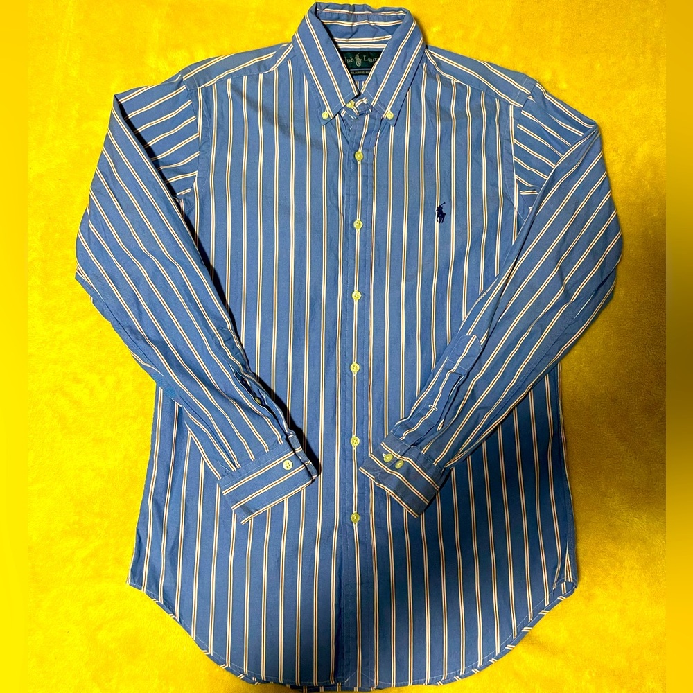 POLO BY RALPH LAUREN Men’s Long-Sleeve Button Down Casual Shirt